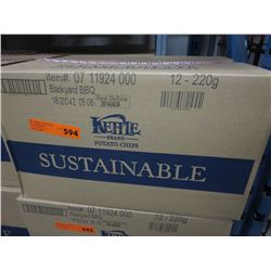 Case of Kettle Brand Barbecue chips