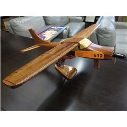 Wood model plane - Cessna 172
