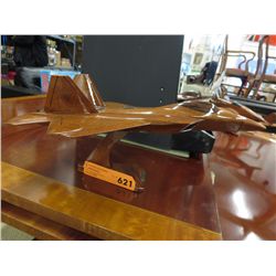 Wood model airplane - F22