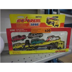 Die-cast metal cars