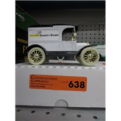 Ertl Die-cast bank - Coast to Coast, white