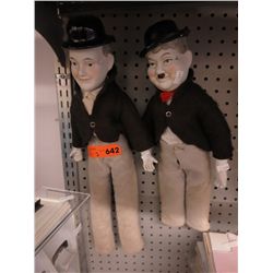 Vintage Laurel & Hardy dolls