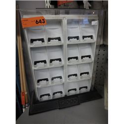 Zippo lighter display case with keys