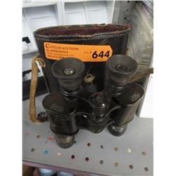 Vintage binocular with case