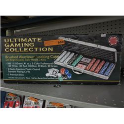 Poker set, in box