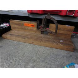 Antique mitre box