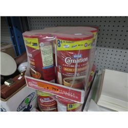 Case of Carnation hot chocolate powder
