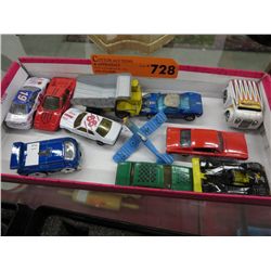 Box of toy cars, Hotwheels, etc.