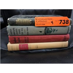 4 Vintage hardcover books