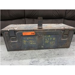 Vintage metal box