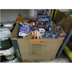 Box of new children's toys