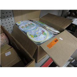 Case of new infant terry cloth bibs