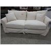 Image 1 : NEW cream colour denim sofa