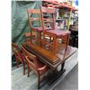 Image 1 : Vintage 10 pcs table and chairs