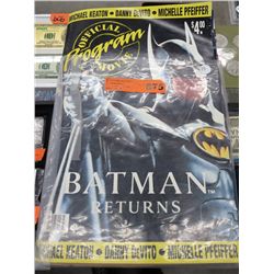 Batman Returns official movie program