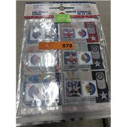 2002 Ltd Edition NHL stamp cards
