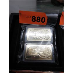 2 Gold Clad art bars