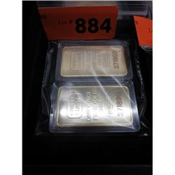 2 Gold Clad art bars