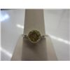 Image 1 : Diamond & citrine solitaire ring