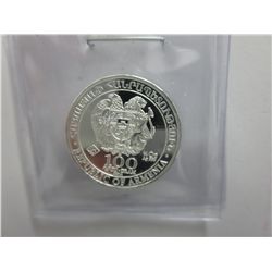 .999 Silver 100 Dram legal tender Armenian coin