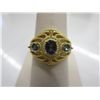 Image 1 : 3 Stone mystic topaz & diamond ring