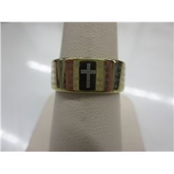 New man's ring inscribed with the Lord's Prayer