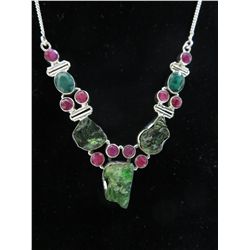 Custom made sterling silver necklace