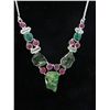 Image 1 : Custom made sterling silver necklace