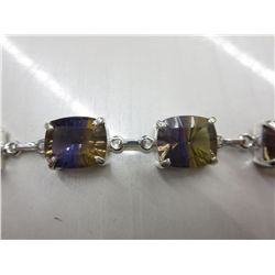 Stunning multicolour Ametrine bracelet