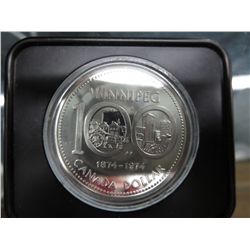 974 Winnipeg Canada Dollar, 50% silver