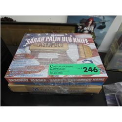 5 New Alaskan Ulu knives - sealed