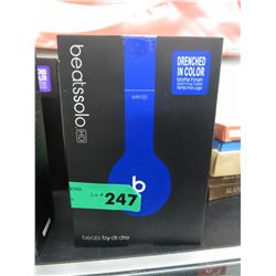 Matte finish headphones - Blue - Not authenticated