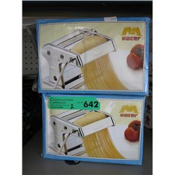 2 New manual pasta makers