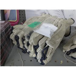12 Pairs of new  Watson leather work gloves