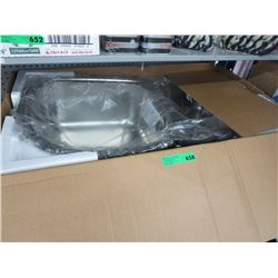 Stainless steel double sink