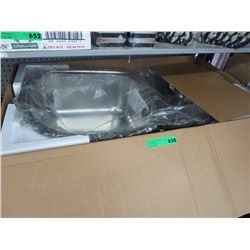 Stainless steel double sink
