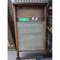 Vintage Economy glass washboard