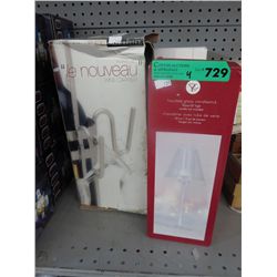 Three candle holder & wine carrier