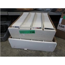 2 Boxes of sports trading card