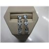 Image 1 : Brand new topaz & diamond earrings