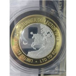 Gold & Silver finished certified Unicorn round
