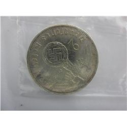 Authentic 1939 Nazi Eagle & Swastika coin