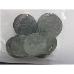 10 x WWII Eagle & Swastika zinc coins