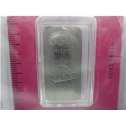Certified & numbered .999 titanium bullion bar