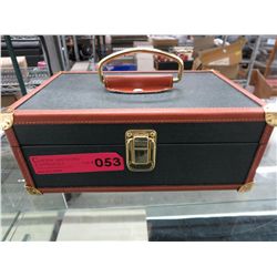 Brand new leather travelling jewelry case