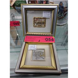 2 Italian sterling silver miniatures