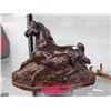 Image 1 : Vintage glazed ceramic horse statue