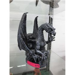Dragon candle holder statue - Resin