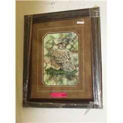 Framed print: "Arctic Ghost" by Dave Bartholet