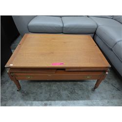 Vintage Teak table/bed - Napoleon style